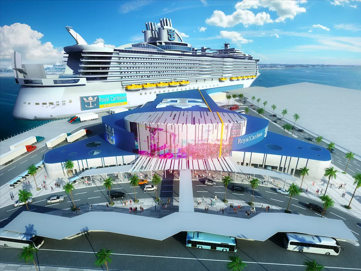 new royal caribbean cruise terminal in Galveston
